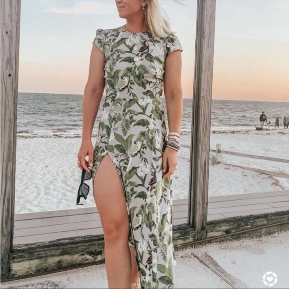 Reformation Gavin Dress Tropical